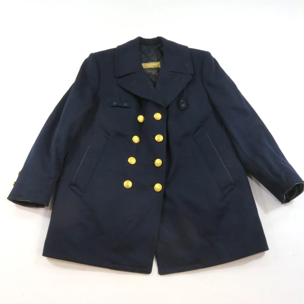 Vintage 1960s Chicago Police Department Raeford Jacket Coat Dark Blue Sz 16